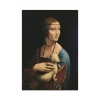 Drewniane puzzle A4 Leonardo da Vinci Dama z gronostajem 170 el.